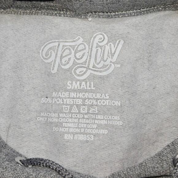 Corona Hoodie Men's Small Heather Gray Beer Cerveza Graphic Logo Casual Pullover - Picture 7 of 7